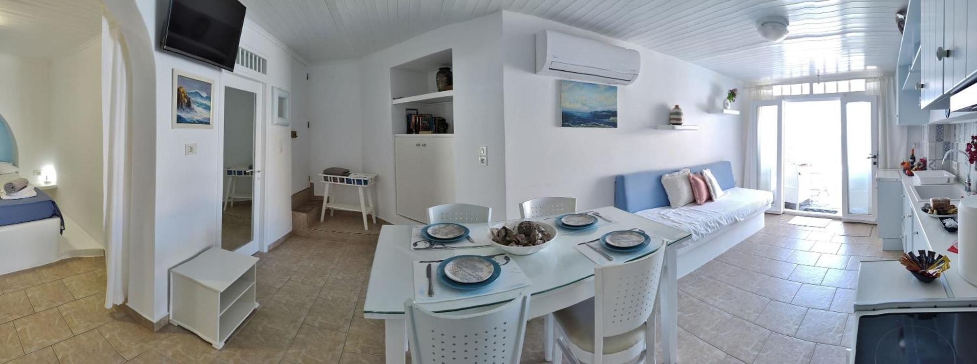 Blue Mare Apartments On The Beach Firopotamos Habitación foto